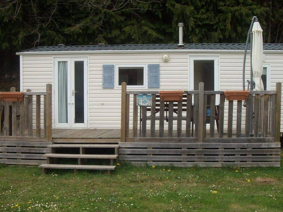 Camping Le Lignon - Mobile home 6 persons - Genet and Gentiane in Le Chambon-sur-Lignon, Mézenc