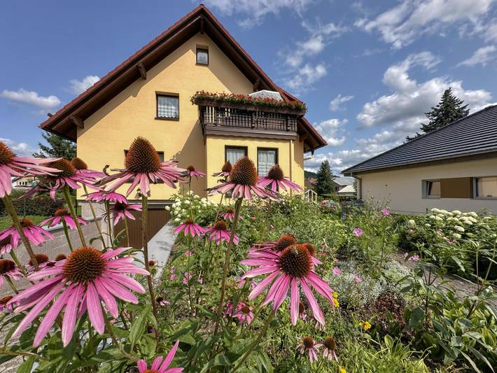 Ferienwohnung für 4 Personen, mit Balkon und Garten in Floh-Seligenthal
