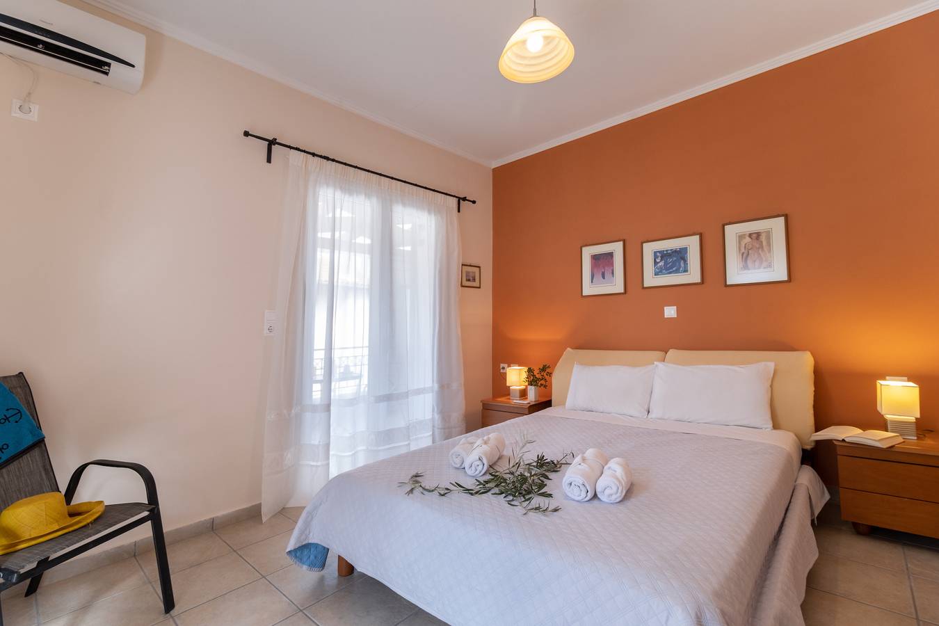 Ganze Wohnung, Ferienwohnung "Villa Votistis A2" mit Bergblick, Garten und Wlan in Karya, Griechenland
