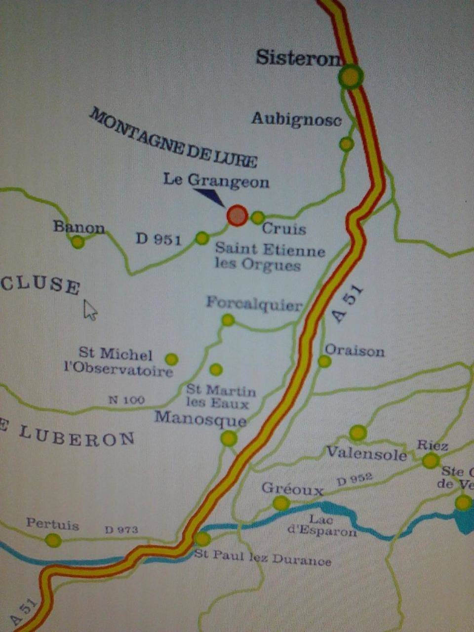 Le Grangeon in Cruis, Région de Forcalquier