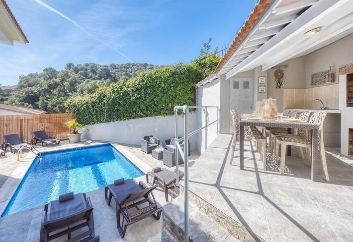 Maison de vacances pour 10 personnes, avec balcon à Canyelles