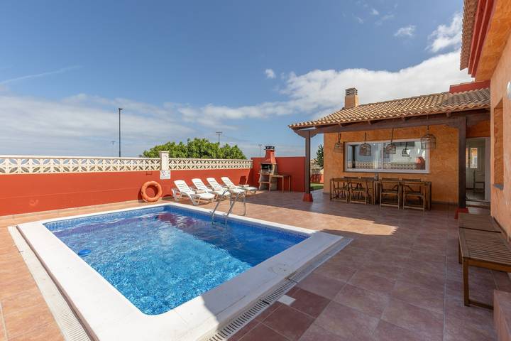 Ferienhaus für 11 Personen, mit Garten in Corralejo