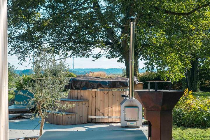 Location de vacances pour 10 personnes, avec vue ainsi que jardin et piscine, animaux acceptés à Yvoir - 4