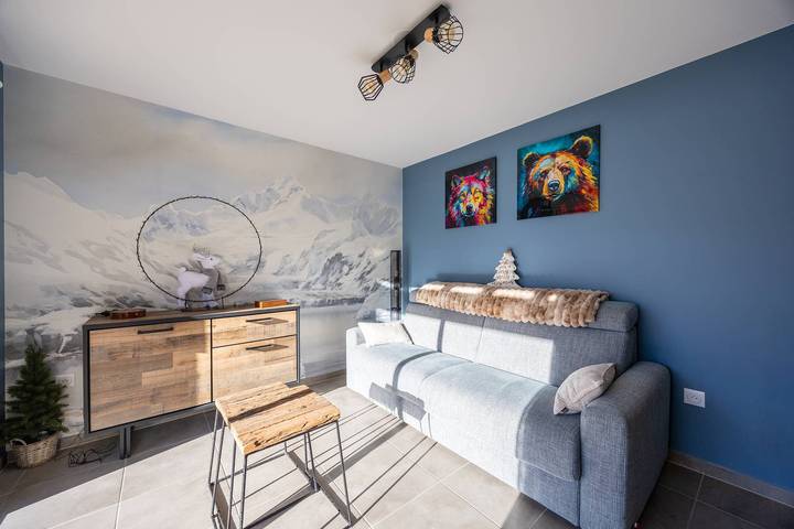 Gîte pour 6 personnes, avec jardin à Génos