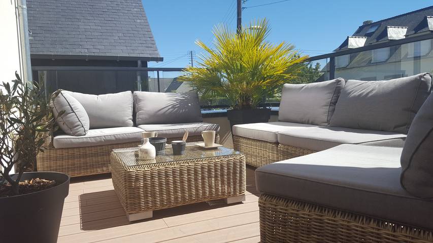 Appartement de vacances pour 4 personnes, avec Terrasse à Saint-Malo