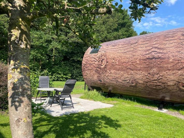 Camping voor 3 personen, with Balkon and Terras as well as Tuin and Uitzicht in Hardenberg