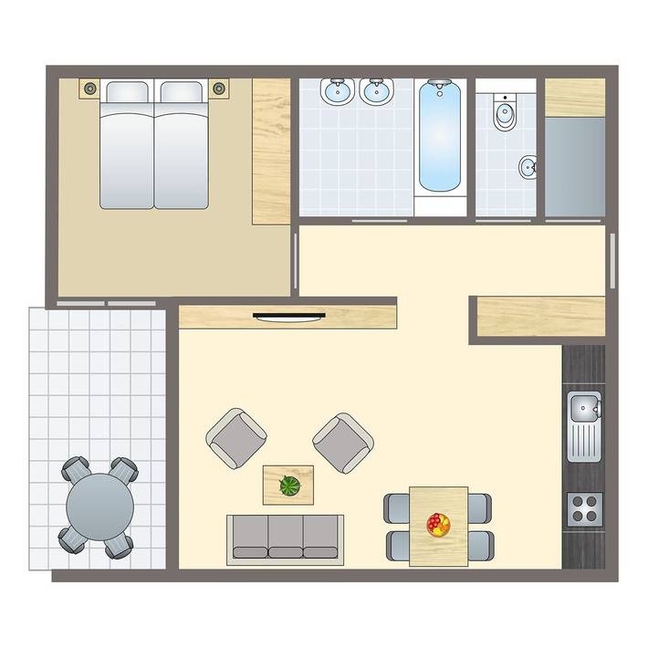 Ferienwohnung für 4 Personen - 1