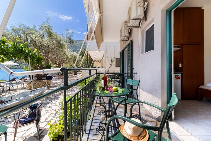 Studio für 2 Personen, mit Balkon und Garten, mit Haustier auf Lefkada - 3