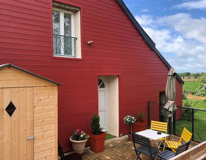 Gîte pour 4 personnes, avec terrasse à Saint-Aubin-d'Aubigné