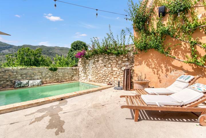 Casa rural para 10 personas, con Balcón en Vall de Gallinera