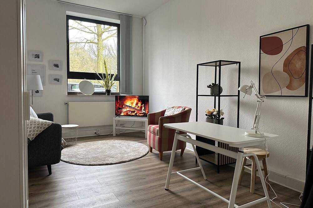 Ganze Wohnung, Studio gemütlich, ruhig, mit Parkplatz in Roxel, Münster