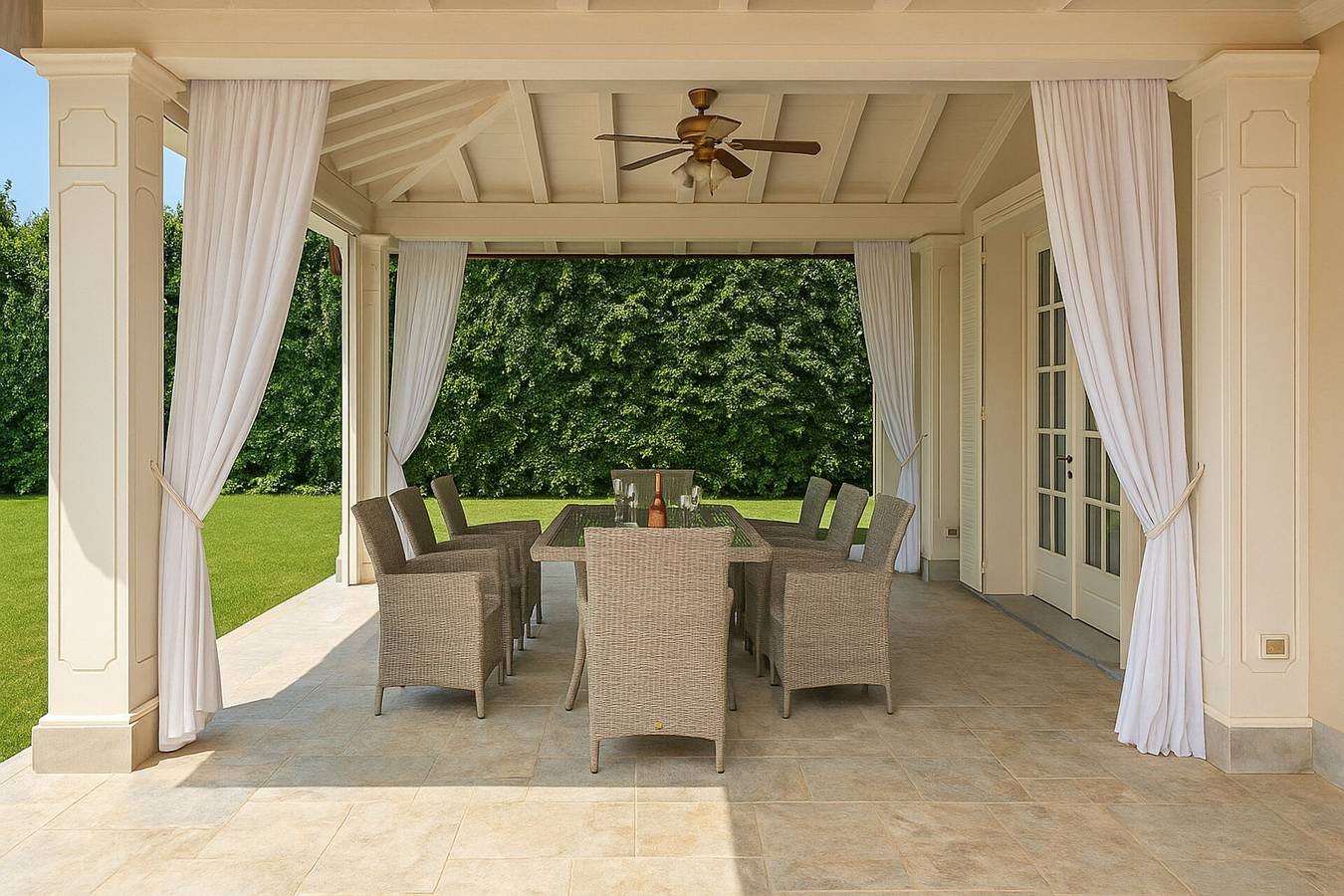 Villa Forte Dei Marmi, Pool & Garden - Villa Al Forte in Forte dei Marmi, Italienische Riviera