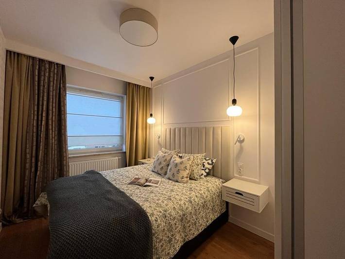 Apartament wakacyjny dla 4 osób, z widok i balkon w Lębork