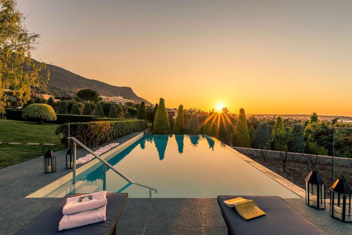 Villa voor 6 personen, met tuin en balkon in Chersonissos
