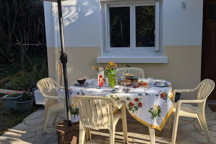 Gîte pour 4 personnes, avec jardin