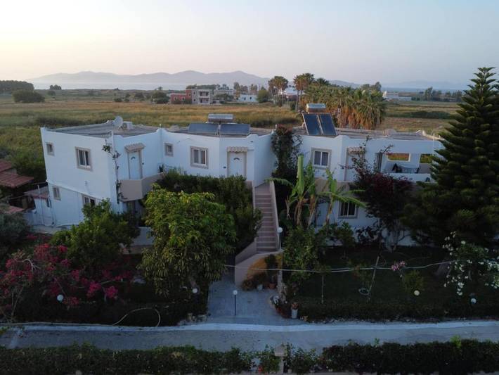 Vakantieappartement voor 4 personen, met uitzicht en tuin op Kos