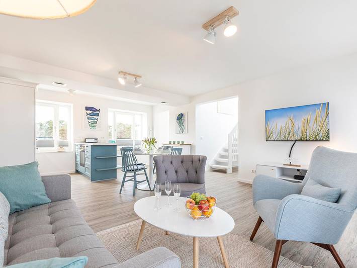 Ferienwohnung für 4 Personen, mit Balkon und Terrasse in Bergen auf Rügen und Umgebung - 2