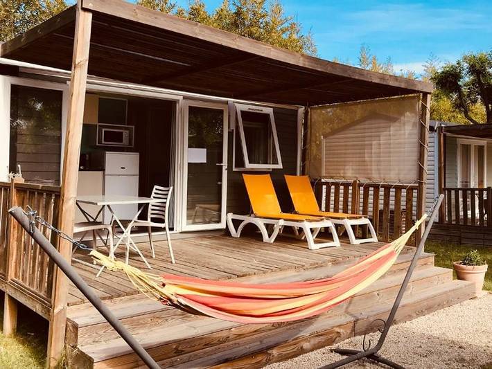 Camping Pegomas Pausado - Mobilheim 2 personen - Mobilheim 2 Personen Cosy in Saint-Rémy-de-Provence, Arles und Umgebung