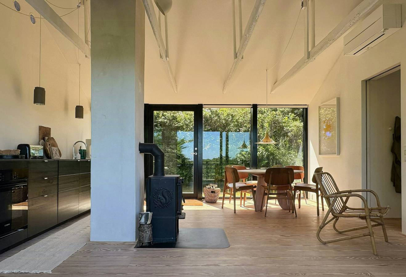 Terrasse mit Meerblick, 500 Meter vom Strand entfernt in Ordrup (Odsherred), Fårevejle