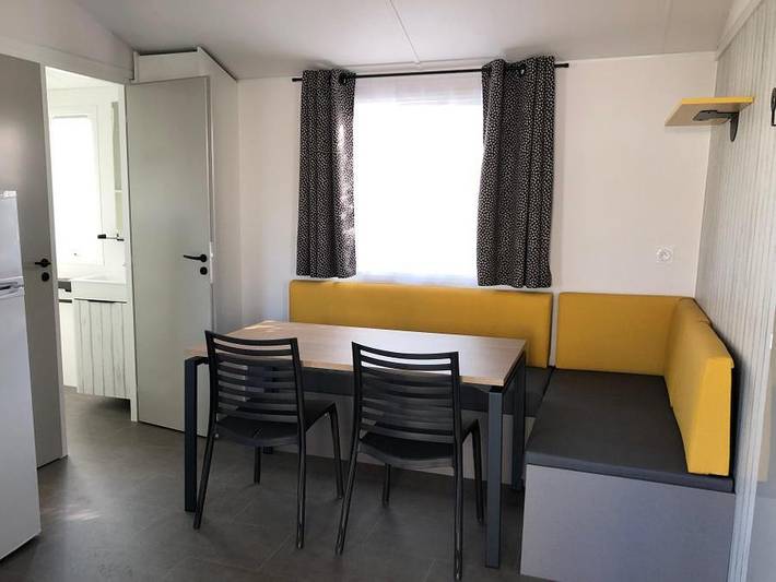 Camping Bleu Mer - Mobilheim 4 personen - Ibiza Duo Grand Confort in Saint-Georges-de-Didonne, Côte de Beauté
