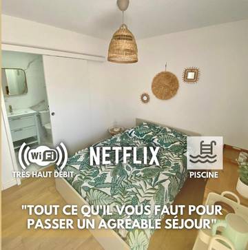 Maison d’hôte pour 2 personnes, avec jardin et piscine à Mimizan