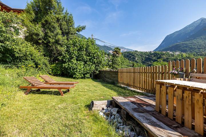 Ferienwohnung für 4 Personen, mit Balkon und Garten in Tenno - 2