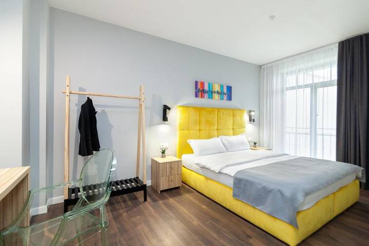 Apartament wakacyjny dla 4 osób, z widok i balkon w Lwów