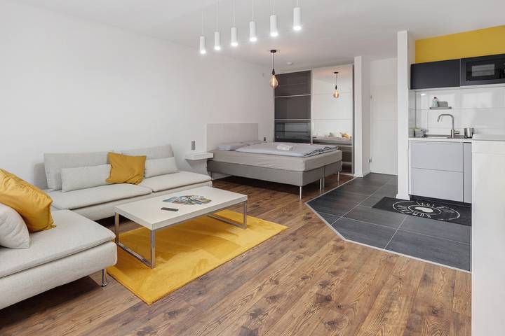Studio für 3 Personen, mit Balkon und Sauna