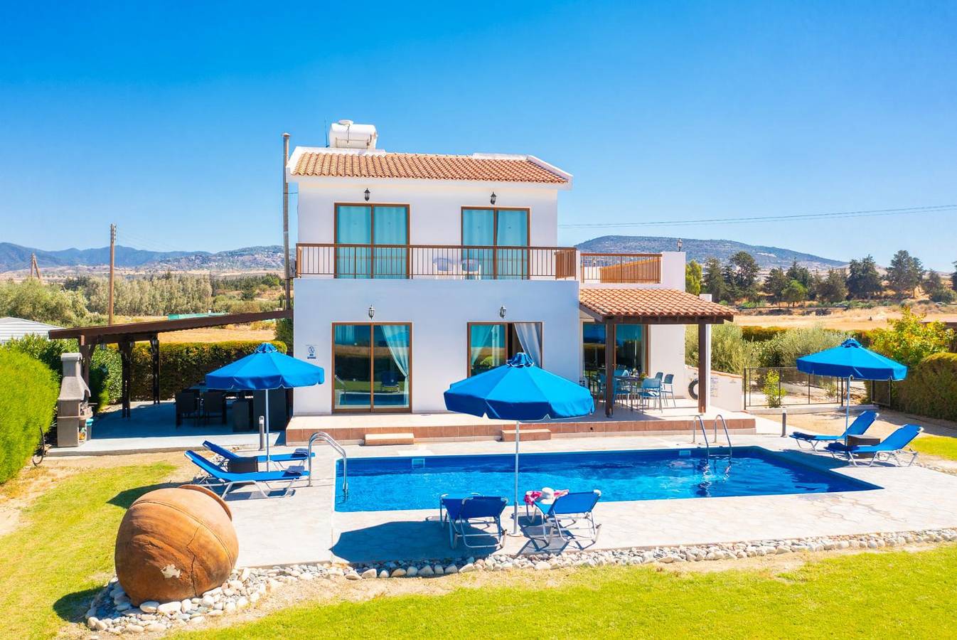 Villa für 6 Personen mit Garten in Πόλις Χρυσοχούς, Südzypern