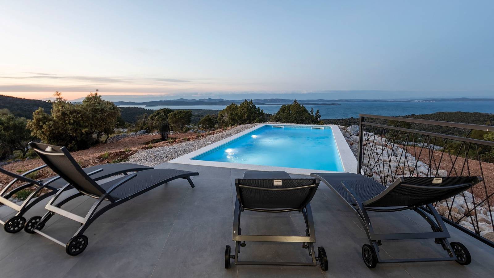 Charmante Villa Horizont mit Swimmingpool in Sali, Dugi Otok