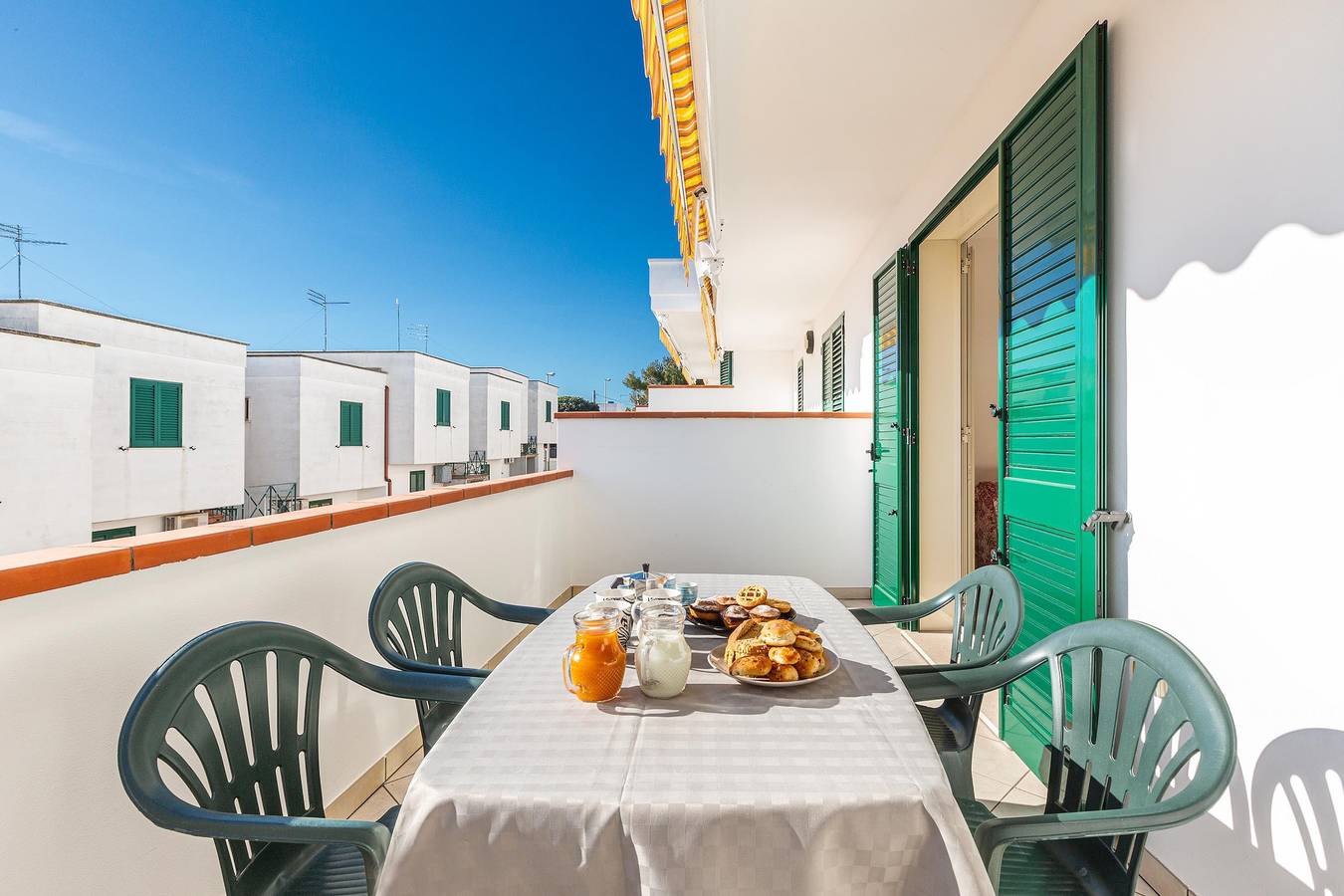 Appartement entier, Appartement de vacances pour 7 personnes avec balcon in Manduria, Golfe de Tarente