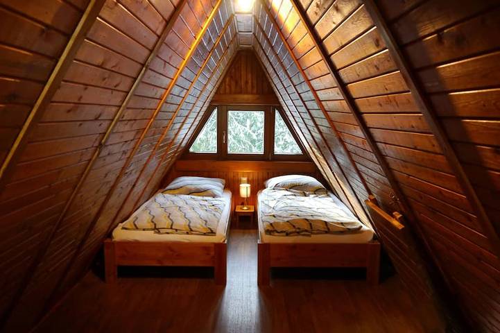 Blockhütte für 4 Personen, mit Garten in Sachsen - 2