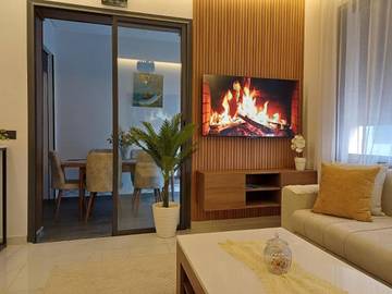 Gîte pour 3 personnes, avec terrasse et vue dans Mehdia