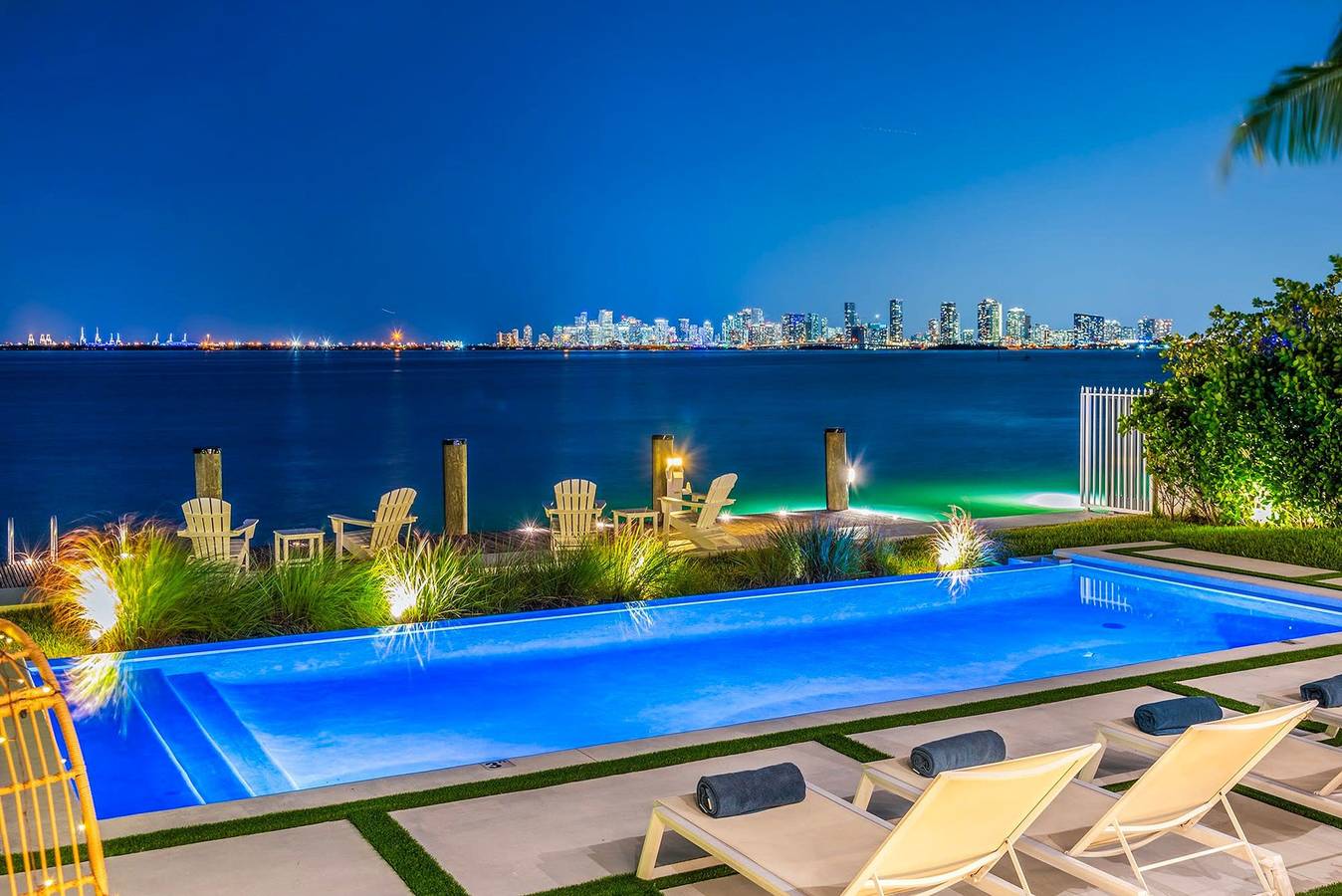 Luxury Bayfront Villa with Pool  New Construction in North Bay Village, Florida