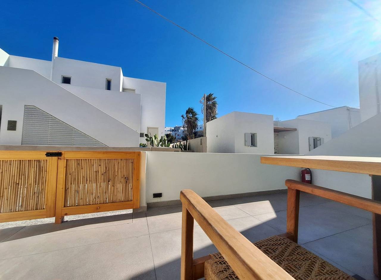 Theros  Standard Room with Veranda on the Street,  Piperi Beach, Paros in Náoussa, Paros
