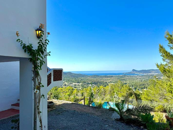 Villa 'Sa Guaita' mit Meerblick, privatem Pool und Wlan in San José (Ibiza), Sant Josep de sa Talaia