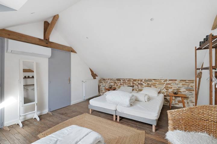 Studio pour 2 personnes, avec Jacuzzi ainsi que Jardin et Vue sur le lac