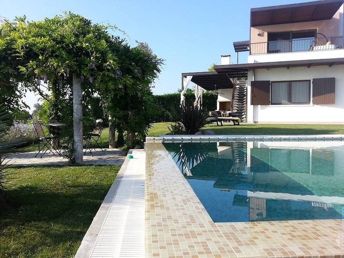 Ferienhaus für 7 Personen, mit Meerblick und Balkon/Terrasse sowie Garten und Ausblick in Venetien - 2