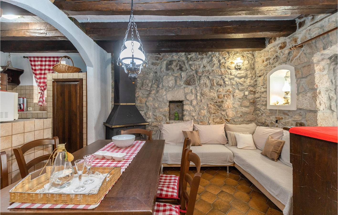 Dom dla 6 osób z taras in Dramalj, Żupania primorsko-gorska