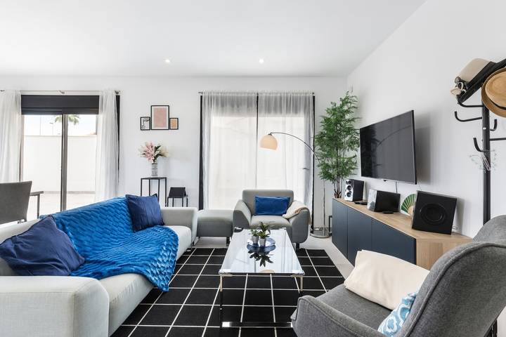 Gîte pour 4 personnes, avec jardin et bassin pour enfant dans Santiago de la Ribera - 3