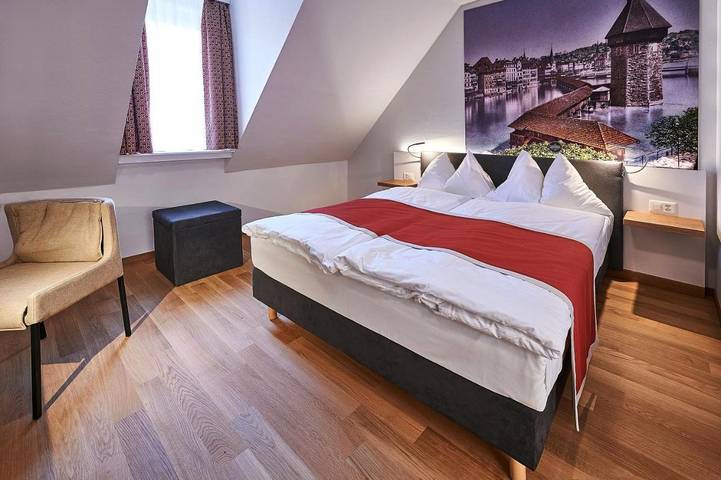 Hotel für 2 Personen, mit Terrasse und Ausblick in Luzern - 4