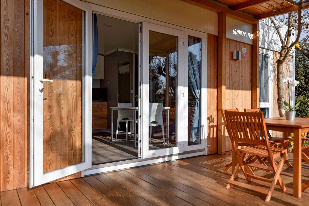 Apartamento entero, La Risacca Family Camping Village Lodge Deluxe Family für 6 Personen in Provincia de Fermo