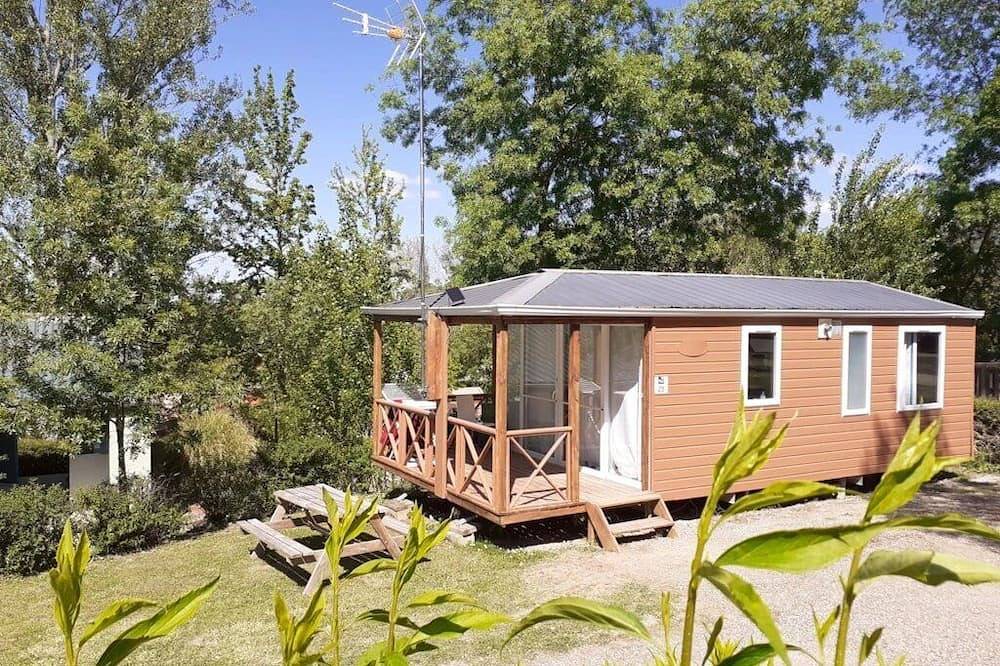 Zecamping 3* animé piscine locatif Tv clim 28m2 4 pers in Montgeard, Lauragais