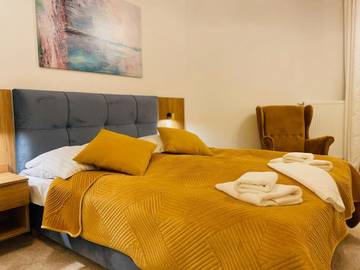 Ferienwohnung für 4 Personen, mit Garten und Ausblick in Pobierowo