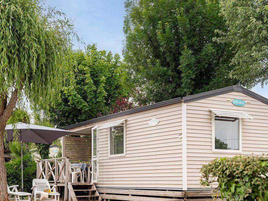 Camping la Forêt - Mobilhome 5 personnes - Résidence O'Hara Panoramique Modern Eco-Concu / 28m2 - 2 chambres - Terrasse semi-couverte 5/6 pers in Saint-Jean-de-Monts, Vendée