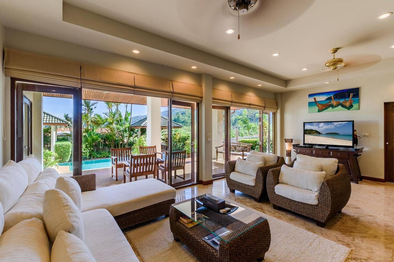 Villa für 4 Personen mit Garten in Karon