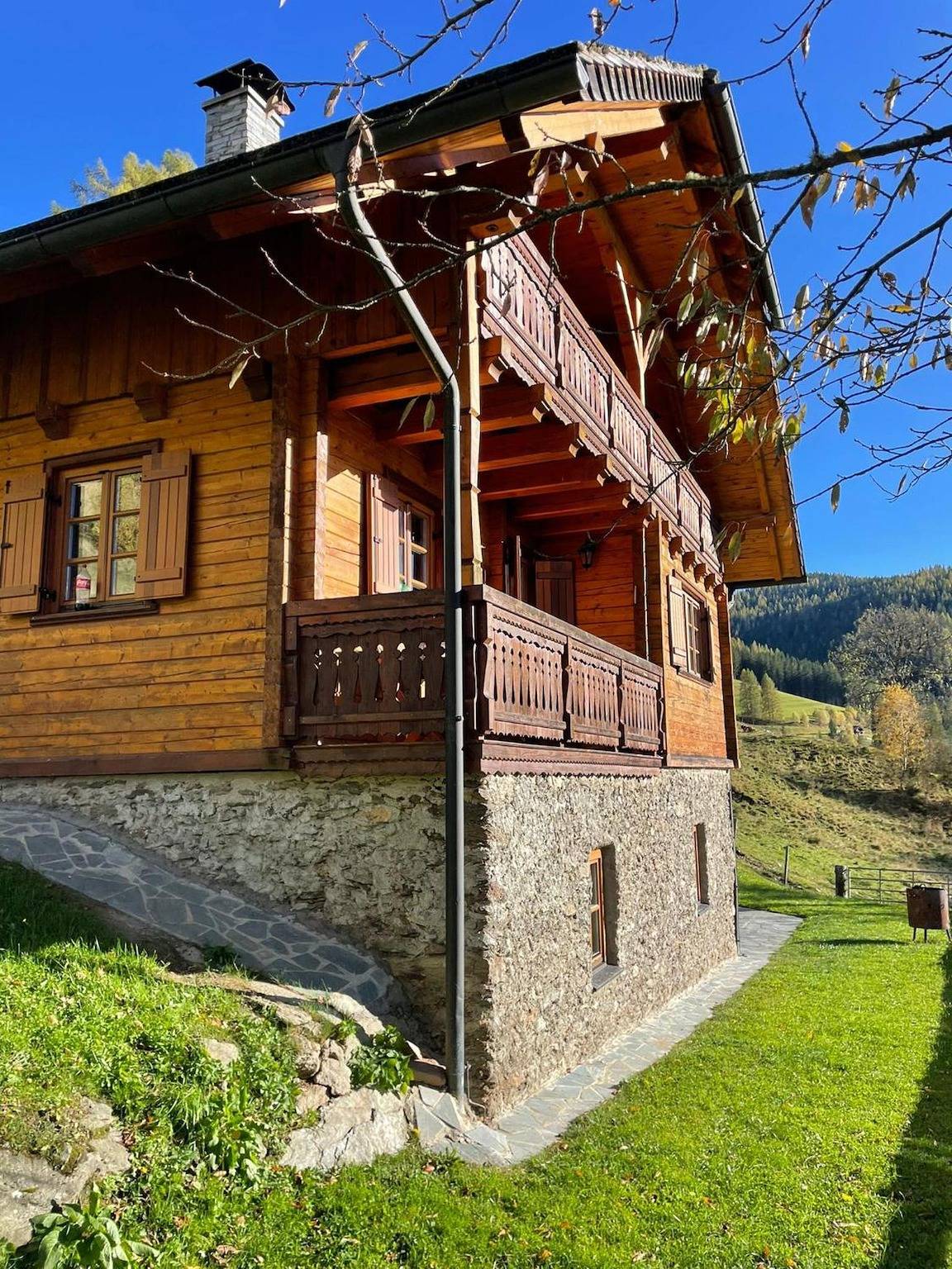 Hütte 'Preisöxlhütte' mit Bergblick, privater Terrasse und Wlan in Metnitz, Mittelkärnten