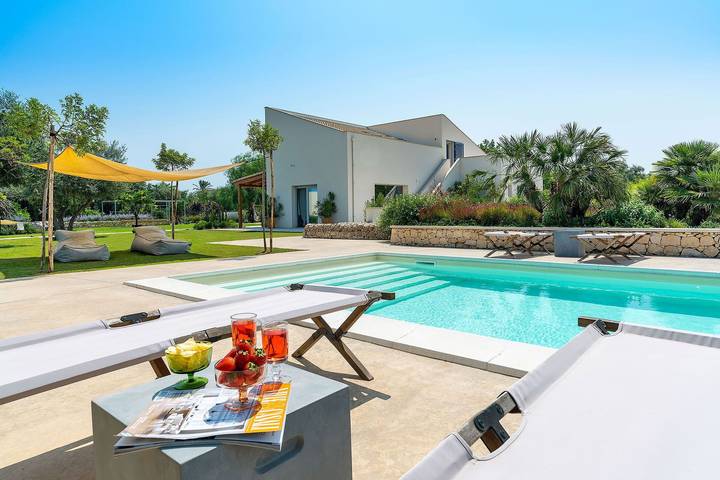 Villa per 12 persone, con giardino ad Avola