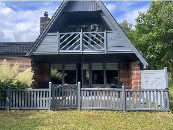 Ferienhaus für 6 Personen, mit Seeblick und Terrasse sowie Garten, mit Haustier - 1