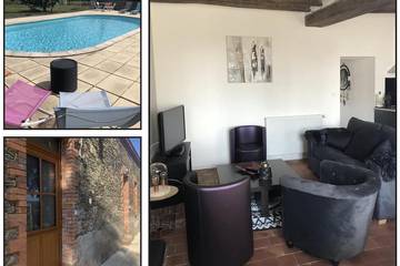 Gîte pour 6 personnes, avec terrasse et jardin, animaux acceptés à Angrie